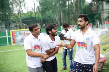Kerintha Movie Team At Bubble Soccer Event